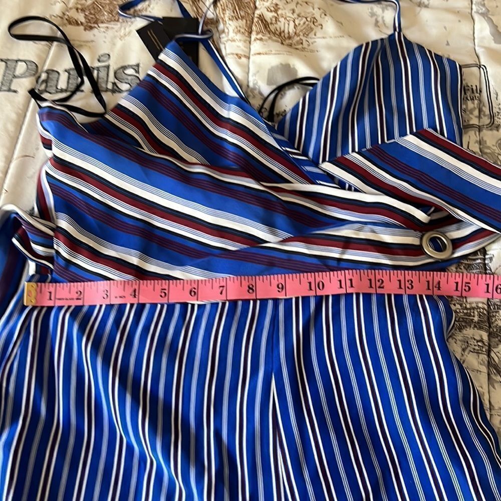 NWT Rag & Bone Felix Striped Silk Jumpsuit 4 - Picture 16 of 16